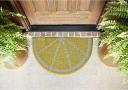 Rackhams Lemon Halfmoon Doormat - thumbnail 4