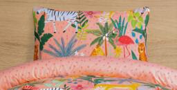 Rackhams Luxury Super Soft Reversible Fashion Safari Duvet Set & Pillowcases - Single (135cm x 200cm) - thumbnail 3