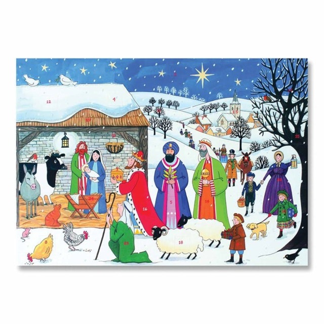 Rackhams Jesus is Born Nativity Storybook Traditional Advent Calendar, Advent Calendars And Cards, Month To View, Family, Gift