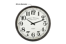 Rackhams WC2125 - Vintage Metal Wall Clock - 40 cm / 15.7 in - thumbnail 3