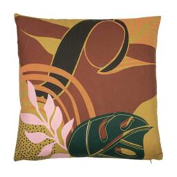 Rackhams Vida Botanical Cushion Cover - Multicoloured - 50cm x 50cm - Multicoloured - 100% Polyester