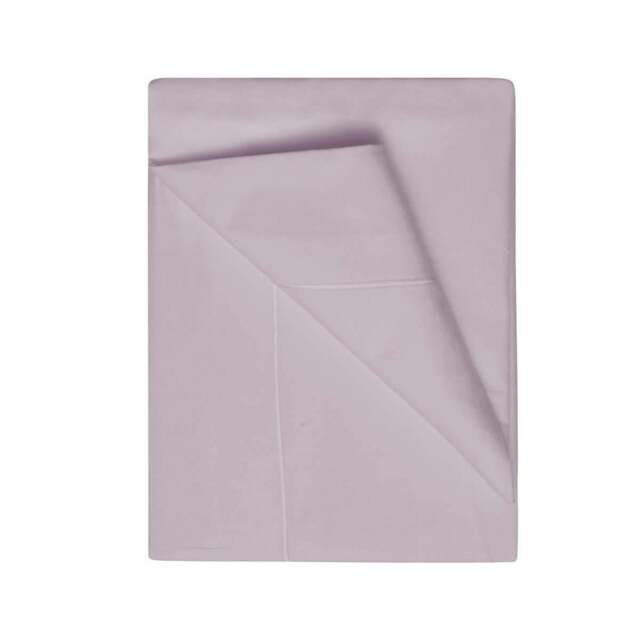Rackhams 400 Thread Count Egyptian Cotton Flat Sheet - Mulberry - Mulberry - Double - 100% Egyptian Cotton - image 1
