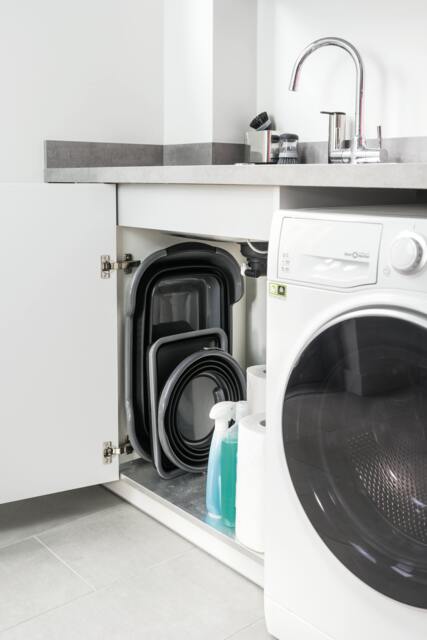 Rackhams Smart Space Portable Pop-Out Washing Basket