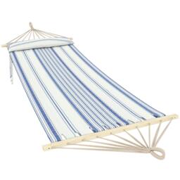 Rackhams Cotton Hammock, Soft Portable Swing Chair w/ Headrest - 270 x 80 cm - Hammock - 1 - thumbnail 2