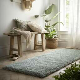 Rackhams Chicago Shaggy Green Rug - 160X230 cm - thumbnail 5