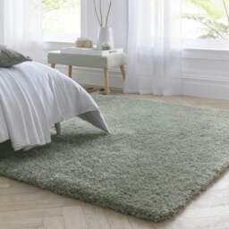 Rackhams Chicago Shaggy Green Rug - 160X230 cm - thumbnail 3