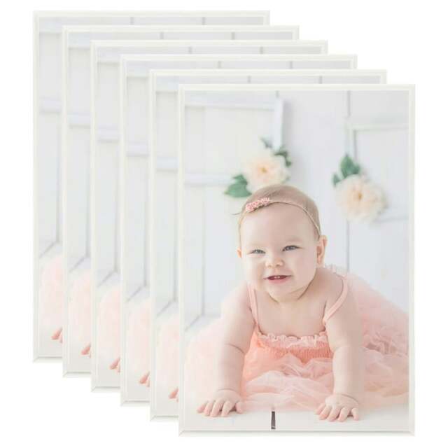 Rackhams Photo Frames Collage 5 pcs for Wall or Table Silver 70x90cm MDF