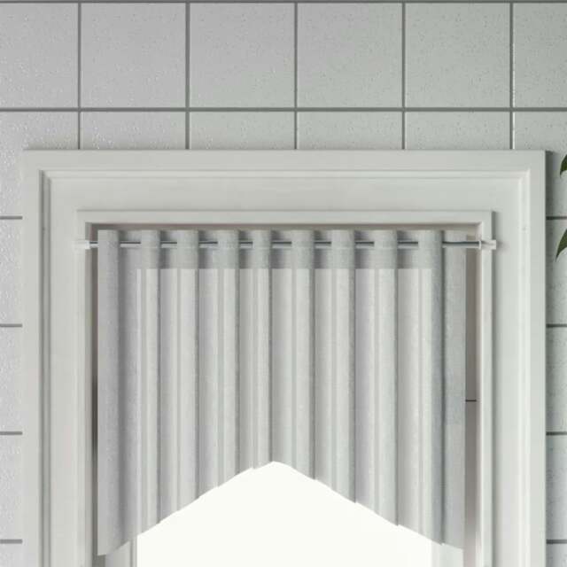 Rackhams Curtain Rails 2 pcs White and Silver 40-60 cm Aluminium