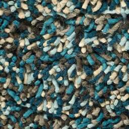 Rackhams Rocks Blue Shaggy Pile Wool Rug - 160X230 cm - thumbnail 2