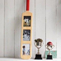 Rackhams Cricket Bat Photo Frame - Black Handle - thumbnail 2