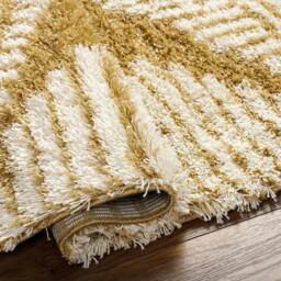 Rackhams Urban Shag-Modern Camel Ivory Soft Plush Pile Rug - 130 x 170 cm - thumbnail 4