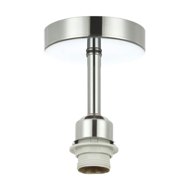 Rackhams Polished Chrome Plated Ceiling Light Fitting for Industrial Style Light Bulbs - image 1