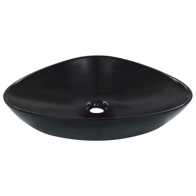 Rackhams Wash Basin 58.5x39x14 cm Ceramic Black