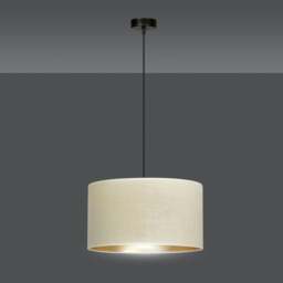 Rackhams HILDE Pendant lamp 1 x E27 Black with White Shade - thumbnail 4