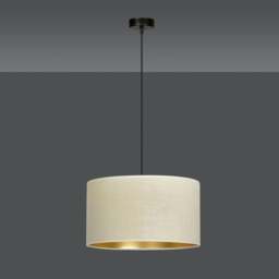 Rackhams HILDE Pendant lamp 1 x E27 Black with White Shade - thumbnail 3