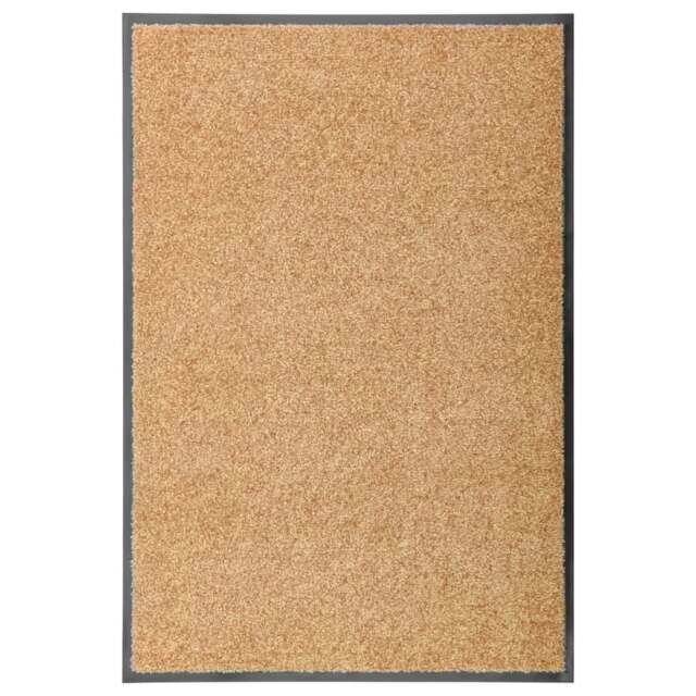 Rackhams Doormat Washable Cream 60x90 cm