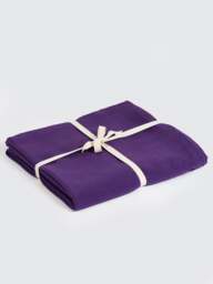 Rackhams GOTS Organic Cotton Yoga Blanket - Purple