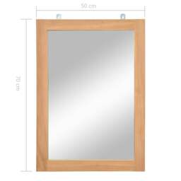 Rackhams Wall Mirror Solid Teak 50x70 cm - thumbnail 6