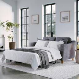 Rackhams The Elton Sofa Bed - Steel - thumbnail 1