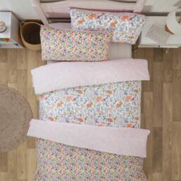 Rackhams Luxury Twin Pack Enchanted Animals Reversible Duvet Set & Pillowcases - Double (200cm x 200cm) - thumbnail 5