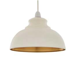 Rackhams Maris Matte Ivory Easy-Fit Pendant - thumbnail 2