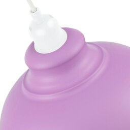 Rackhams Industrial and Modern Petal Design Soft Lilac Metal Ceiling Pendant Light Shade - thumbnail 4