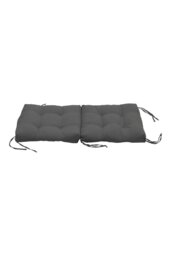 Rackhams 110*50cm Lawn Chair Garden Seat Cushion - Grey - thumbnail 2