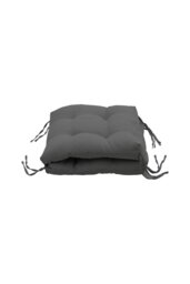 Rackhams 110*50cm Lawn Chair Garden Seat Cushion - Grey - thumbnail 5