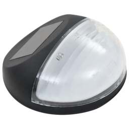 Rackhams Outdoor Solar Wall Lamps LED 24 pcs Round Black - thumbnail 4