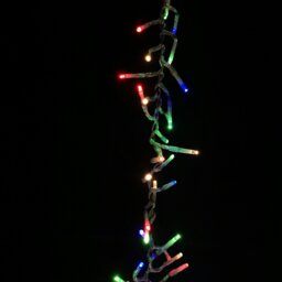 Rackhams 960 LED 12m Premier Cluster Indoor Outdoor Multi Function Mains Operated Christmas Lights with Timer on Clear Cable in Multicoloured - thumbnail 2