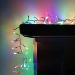 Rackhams 960 LED 12m Premier Cluster Indoor Outdoor Multi Function Mains Operated Christmas Lights with Timer on Clear Cable in Multicoloured - thumbnail 6