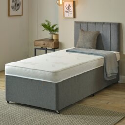 Rackhams Solano Orthopaedic Foam Mattress - 14cm Deep, Firm Support - White - 1 - 2ft6 Shorty Small Single Mattress (75cm x 175cm) - thumbnail 1