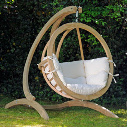 Rackhams Globo Single Hanging Egg Chair Set - Sahara