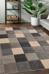 Rackhams Newport Blocks Grey Rug – Geometric Style - 120X170 cm - thumbnail 4