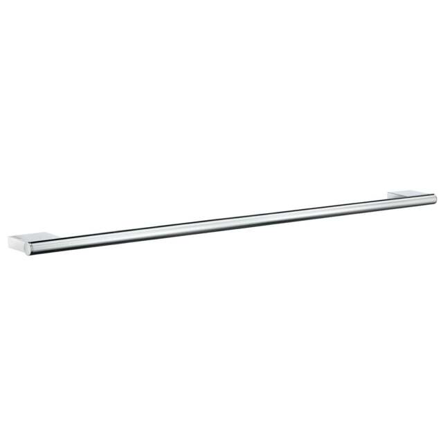 "Rackhams Polished Chrome Towel Rail 60cm/23.6"" Wall Mounted with Concealed Screws Bathroom Towel Holder"