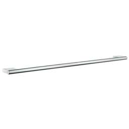 "Rackhams Polished Chrome Towel Rail 60cm/23.6"" Wall Mounted with Concealed Screws Bathroom Towel Holder"