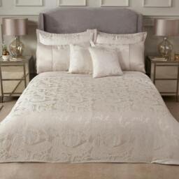 Rackhams Duchess Duvet Set - Silver - Double - thumbnail 2