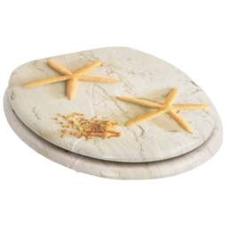 Rackhams WC Toilet Seat MDF Lid Starfish - thumbnail 3