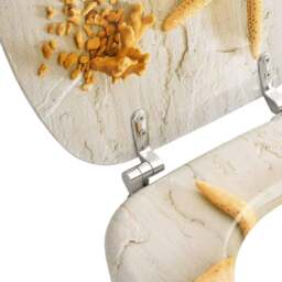 Rackhams WC Toilet Seat MDF Lid Starfish - thumbnail 6
