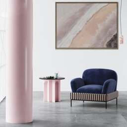 Rackhams Ernest Armchair, Velvet - Brown - thumbnail 2