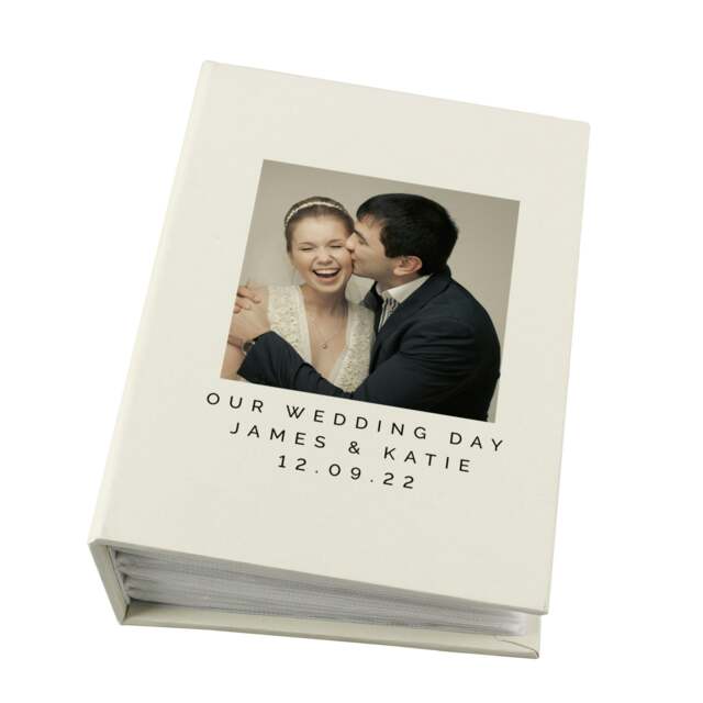 Rackhams Personalised Photo Upload 6x4 Photo Album - image 1