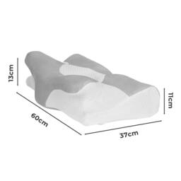 Rackhams Orthopedic Neck Pillow Memory Foam Cervical Support Pillow for Pain Relief - thumbnail 3