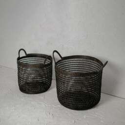 Rackhams Rattan Laundry basket for blankets - Natural - 40 - thumbnail 3