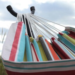 Rackhams Double Polyester Hammock with Stand (250 cm) - Ciao - thumbnail 5