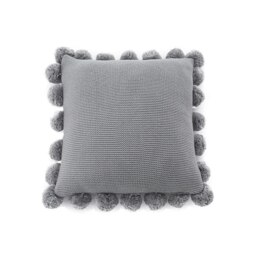 Rackhams GU93 Set Of Three Cushions, Cotton - Grey + Pink + Greige - A set of three - thumbnail 2