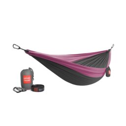 Rackhams Double Deluxe Hammock with Straps - Collegiate Navy / Chartreuse - thumbnail 2