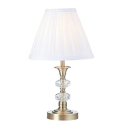 Rackhams Contemporary Antique Brass Power Saving and Eco Friendly LED Touch Table Lamp - thumbnail 2