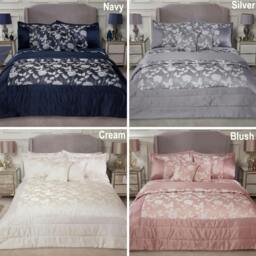 Rackhams Butterfly Meadow Bedspread Navy - thumbnail 1