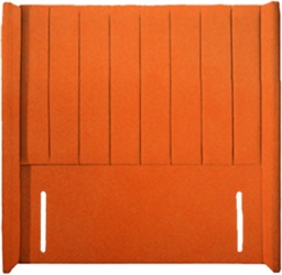 Rackhams Poppy Single Headboard - Pumpkin Orange - Pumpkin orange - thumbnail 3
