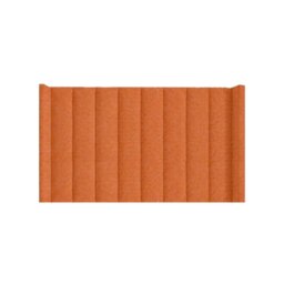 Rackhams Poppy Single Headboard - Pumpkin Orange - Pumpkin orange